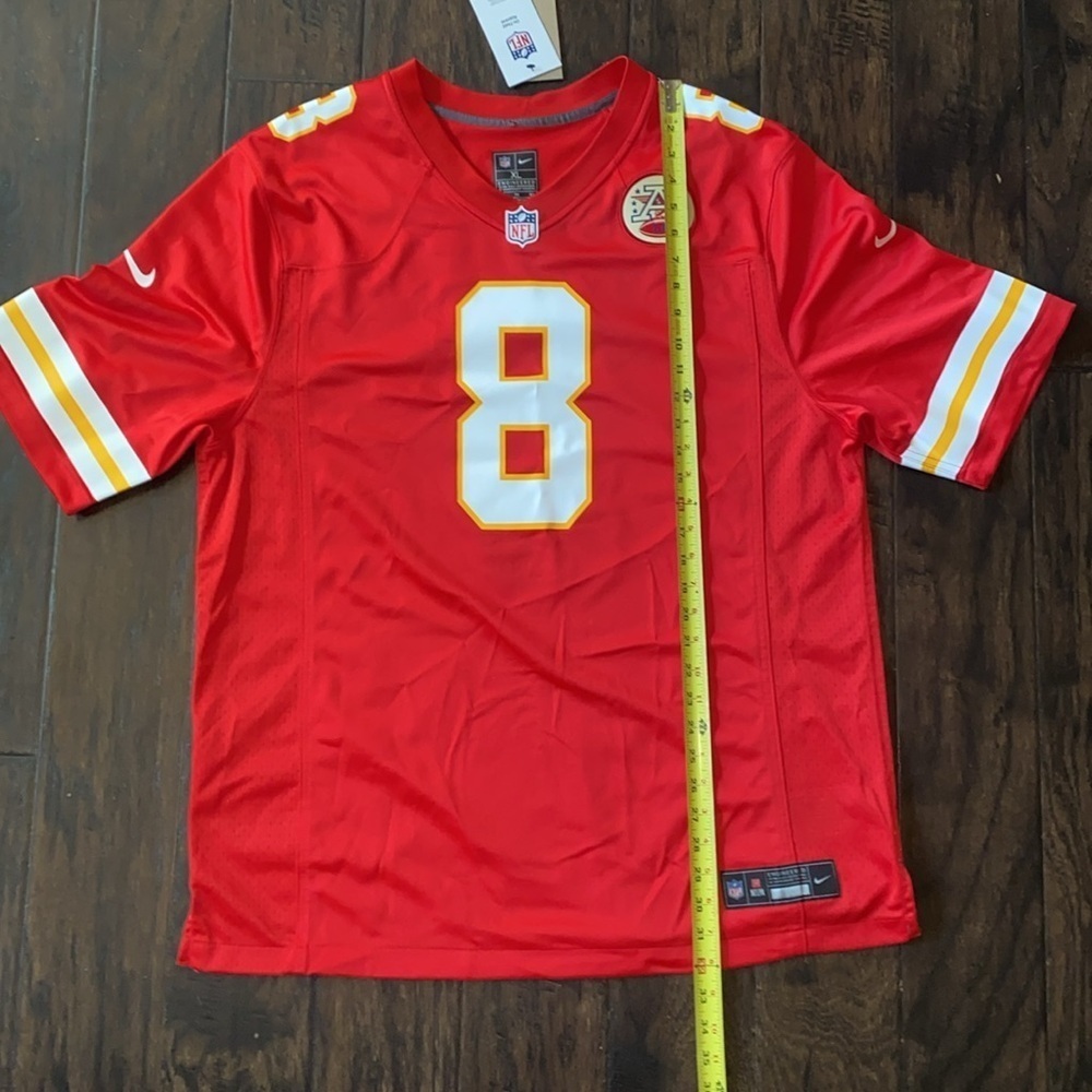 Nike Adult Kansas City Chiefs Deandre Hopkins #8 Red Game Jersey 🆕 - Picture 9 of 10